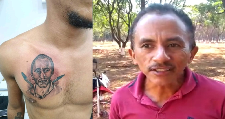Manoel Gomes, autor do hit Caneta Azul, vira tatuagem de fã